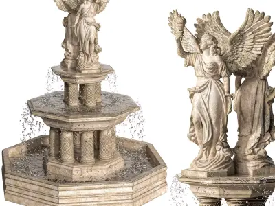 fountain 30 3D model