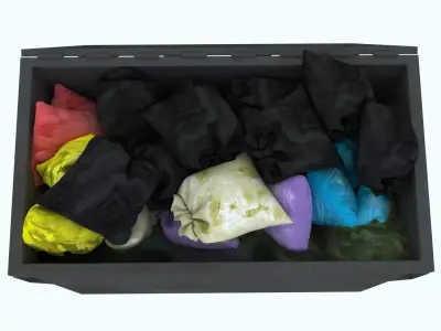 Garbage Container 1 3D model