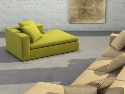 Land Chaise Longue 3D model