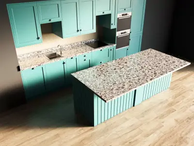28-Kitchen4 matte 3 3D model