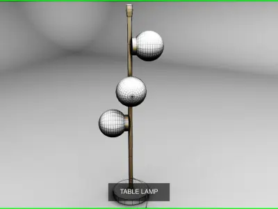 TABLE LAMP COMBO 3D Model Pack