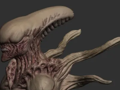 Alien 3d Print model 3D print model