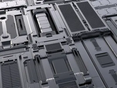 Sci-Fi Panels vol 3 3D model