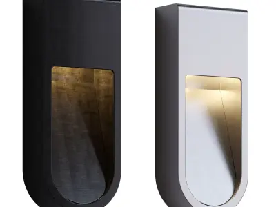 Kyoto Long Sconce Low-poly 3D model