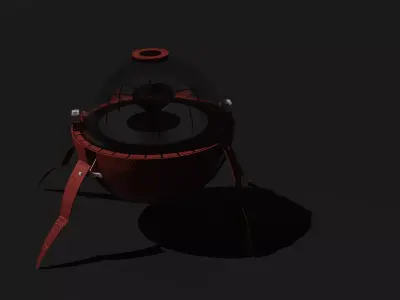 The Creature Within Low-poly 3D model