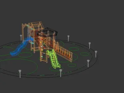 Child park 3D model