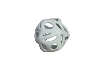 SciFi Cube Object No 18789 Low Poly Shape Texture