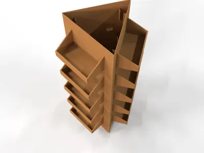 Point of Sale Cardboard Display Stand Texture