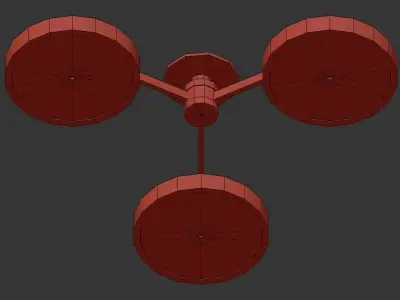 STAMP TRIPLE 3D model