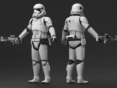  Star Wars First Order Stormtrooper Dirty 