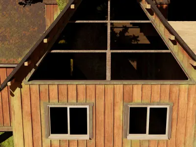 Abandoned tree house 3D model