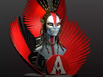Varang Navi Villain Bust 3D print model