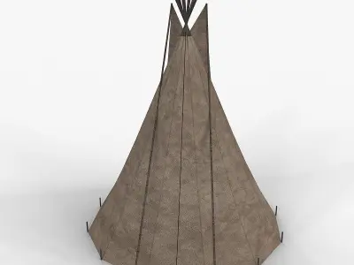 Tee Pee 3D model