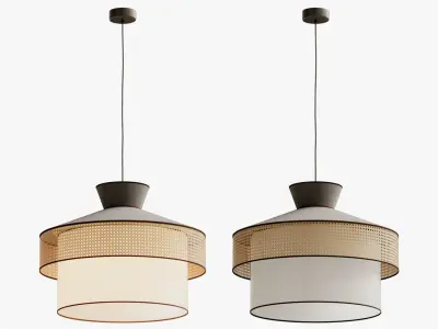 Pendant light wagasa 3D model