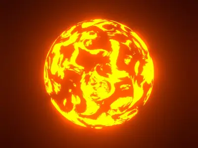 Procedural Lava Shader Texture