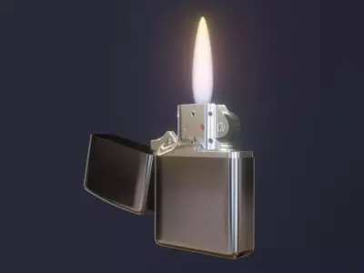 Zippo lighter 3D model