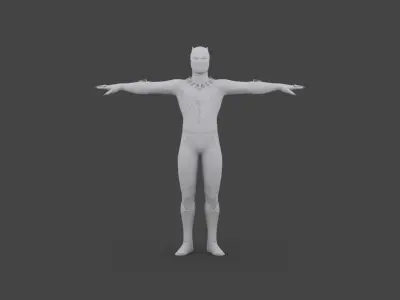 BPAN-001 Black Panther 3D model