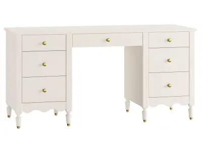 Camille Storage Desk 3D model