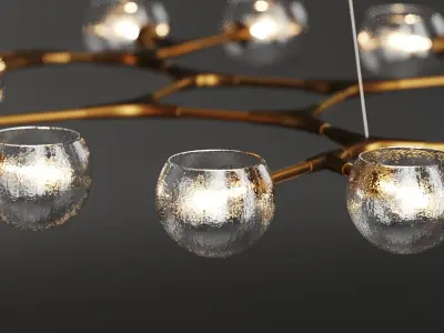 Mahowald Fixed Chandelier  89103 3D model
