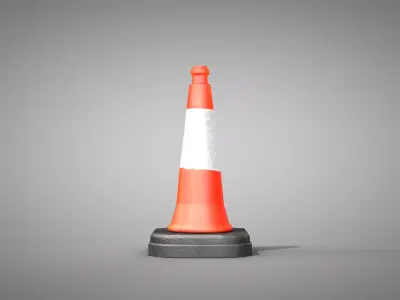 Traffic Cone Safety 3D model