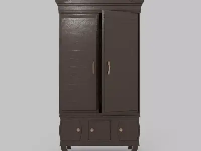 Victorian Wardrobe 3D model