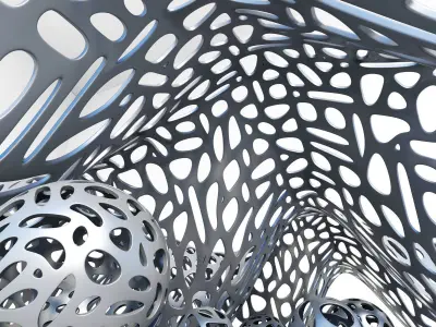 Bionica decor hall 3D model