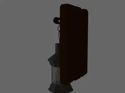 Wall Light Low-poly 3D model buy