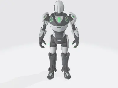 future robot v2 3D model