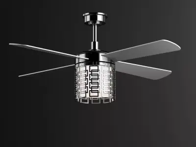 Ceiling light 3D model 10
