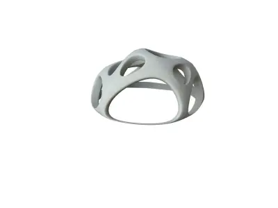 SciFi Cube Object No 48141 Low Poly Shape Low-poly 3D model