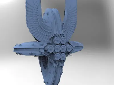 Angel  facility Ship 3D model