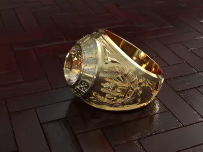 ring afghan 3D print model