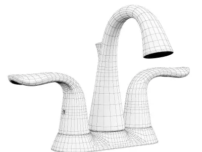 Bathroom faucet design v07 3D model