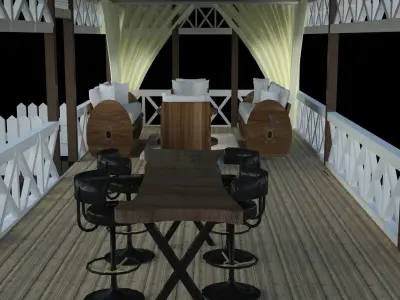 Garden Camellia 3d Model 3D model