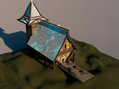 Tavern Cafe 3D model