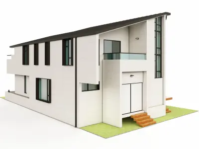 Duplex House-2 3D model