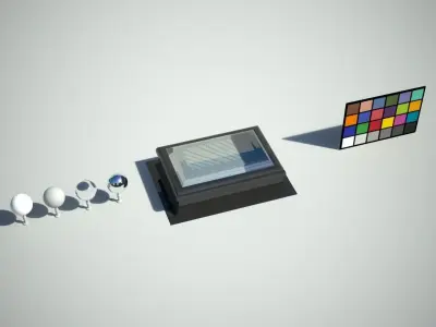 Skylight or Roof Access Low-poly 3D model