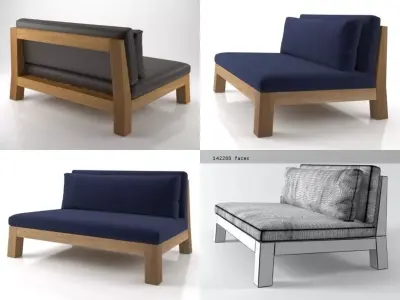 Gijs loveseat 3D model