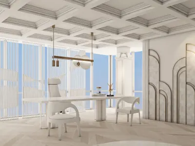 Detailed Manager - Boss Office  3D model