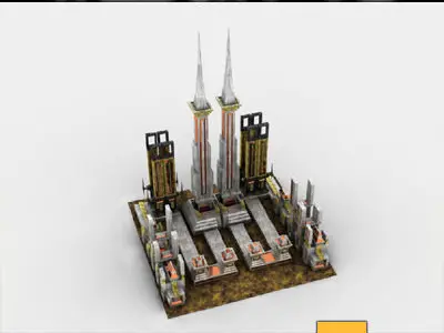 Xyff Tree City Block A2 3D model