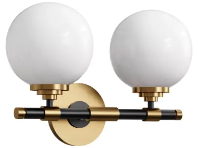 Albany 2 Light Vanity Sconce By Arhaus 3D model