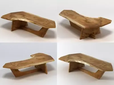 Sled Based coffee table 3D model