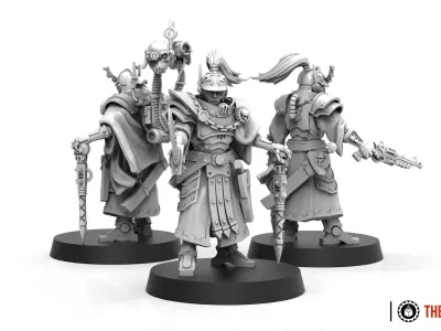 Dark Techno - Legionaxii General 3D print model