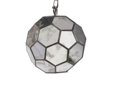 Light Single Geometric Pendant 3D model