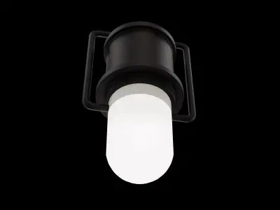 Classical interior and exterior street light and garden light Low-poly 3D model