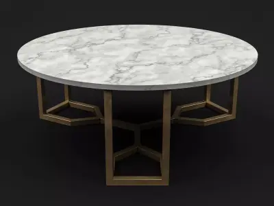 Four Hands - Naomi Coffee Table Low-poly 3D model