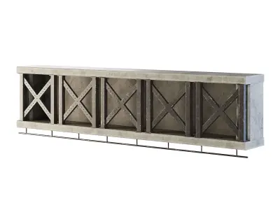 Factory Side Wall Upper 3D model