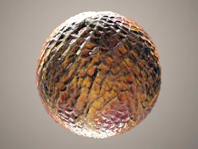 10 Materials Skin Dragon Seamless PBR Volume 18 Texture