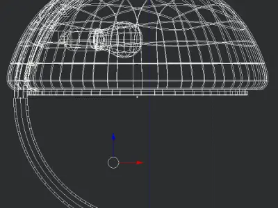 60 s lamp 3D model
