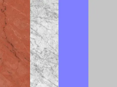 Red Verona Marble Texture PBR Vray Corona 400 x 400 cm Texture